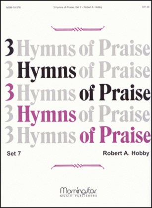 Book cover for Three Hymns of Praise, Set 7