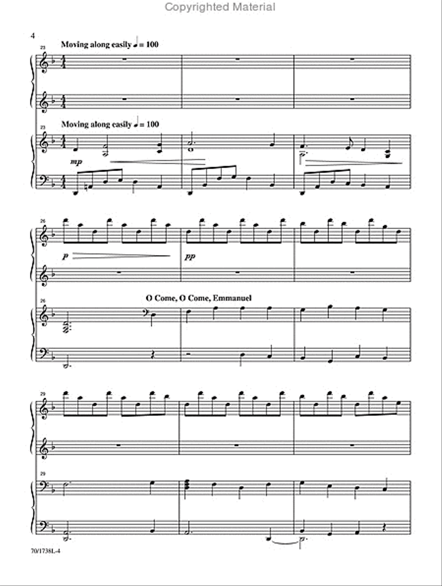 A Season of Joy A Season of Joy Piano Duet scores gallery preview page 4