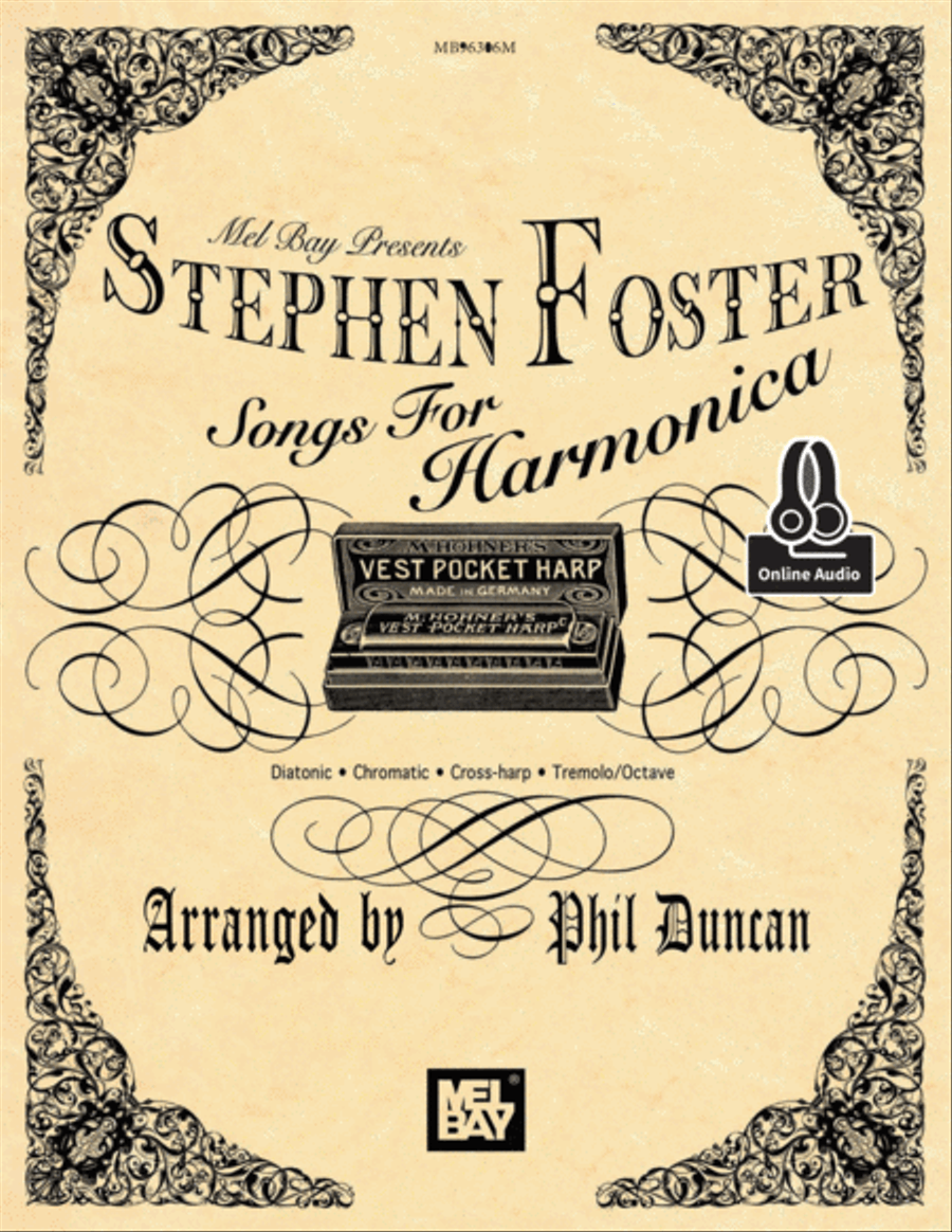 Stephen Foster Songs for Harmonica Harmonica scores gallery preview page 1