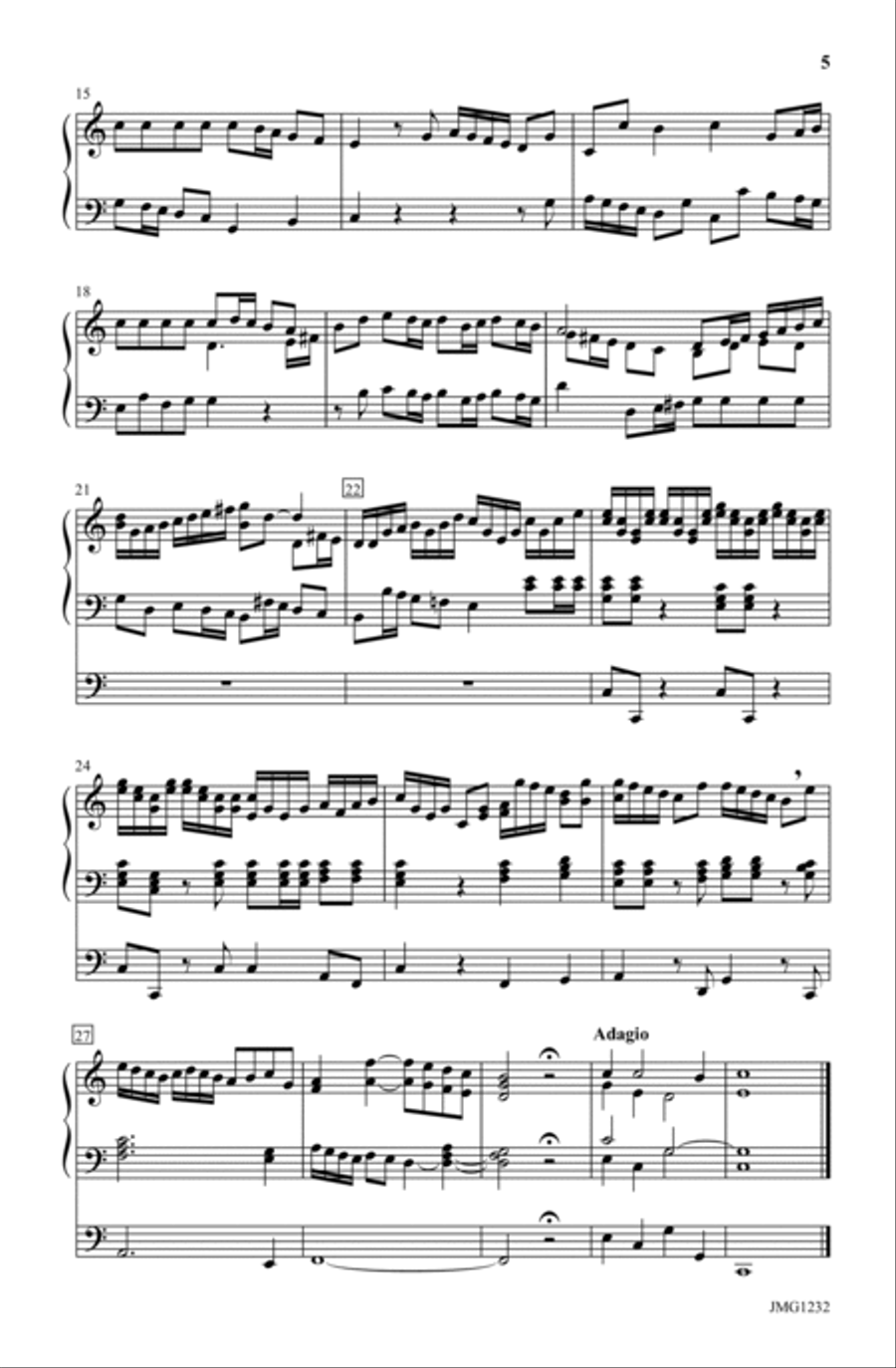 Handel's Easter Messiah: A Cantata 4-Part scores gallery preview page 6