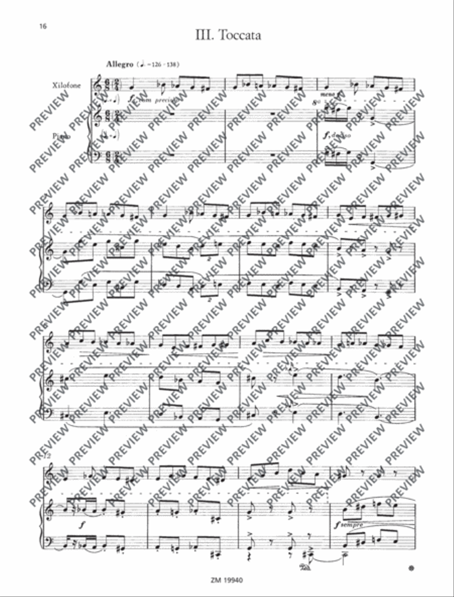 Suite Piano Accompaniment scores gallery preview page 17