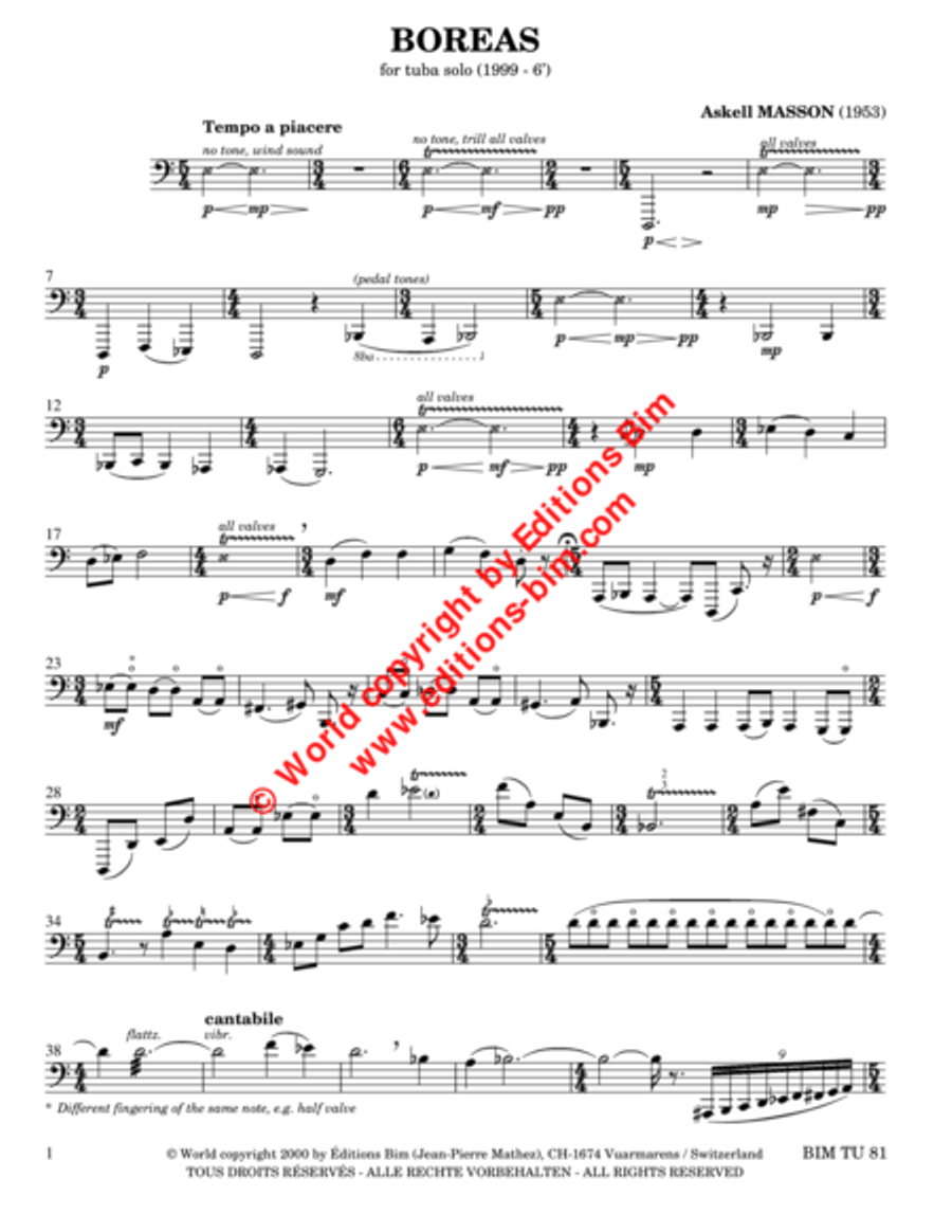 Boreas Tuba scores gallery preview page 2