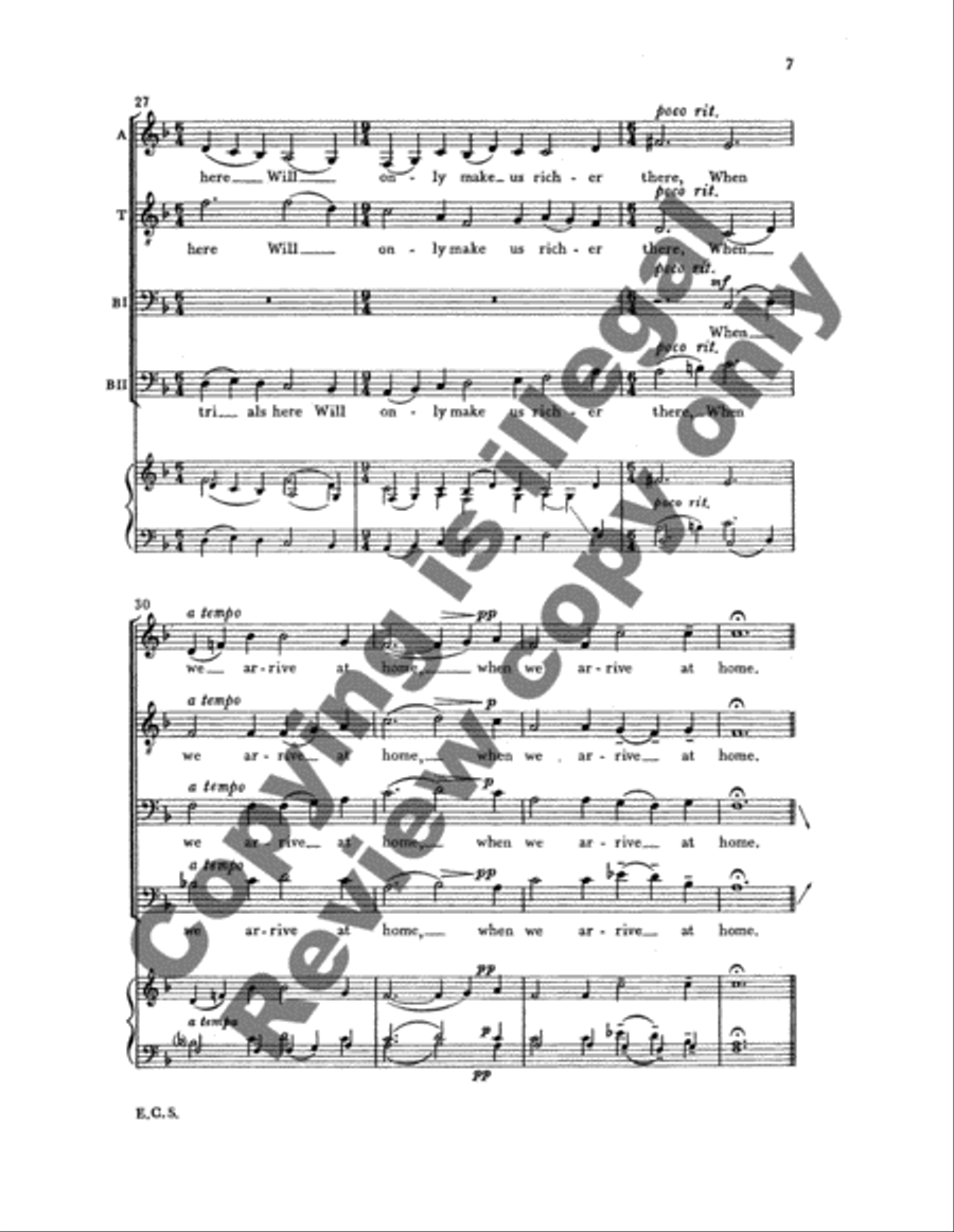 The Garden Hymn The Garden Hymn 4-Part scores gallery preview page 10