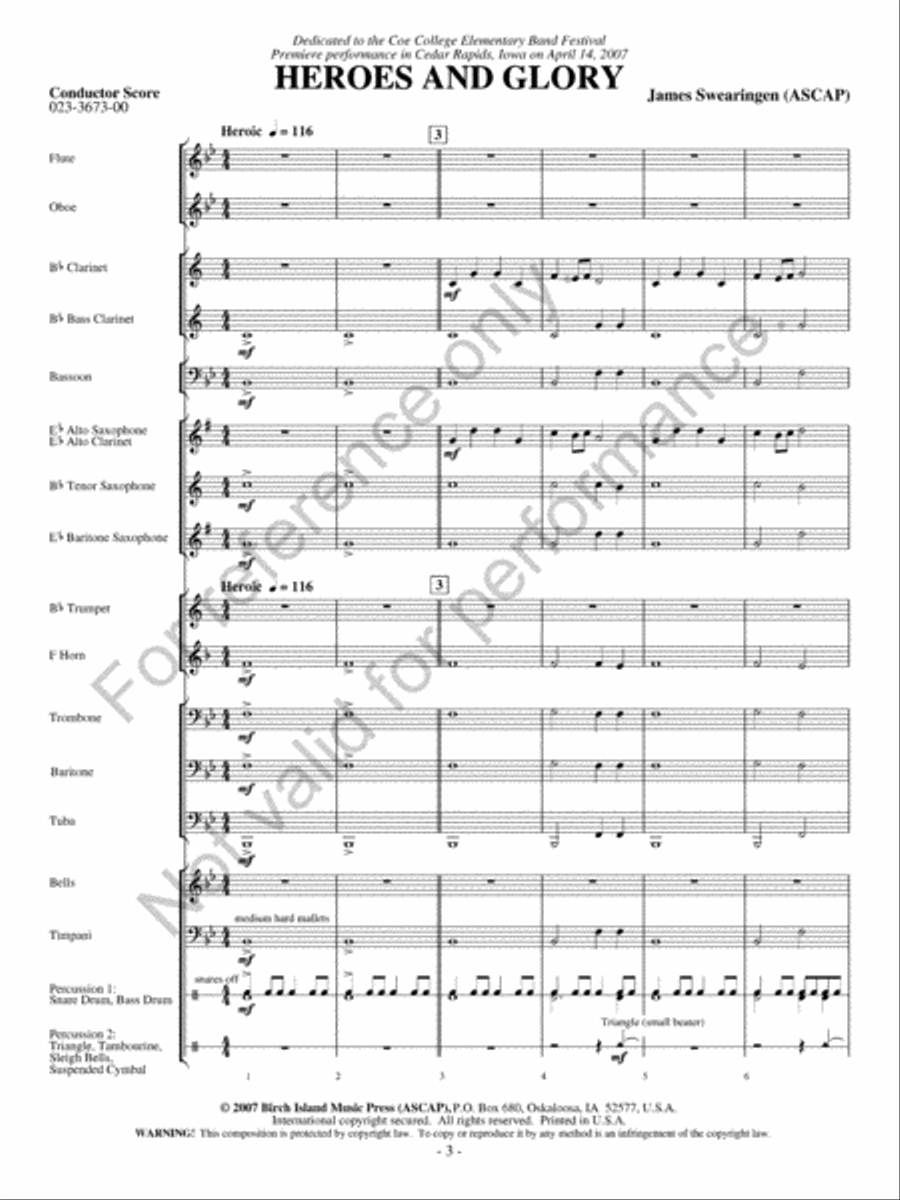 Our First Band Concert Concert Band scores gallery preview page 16