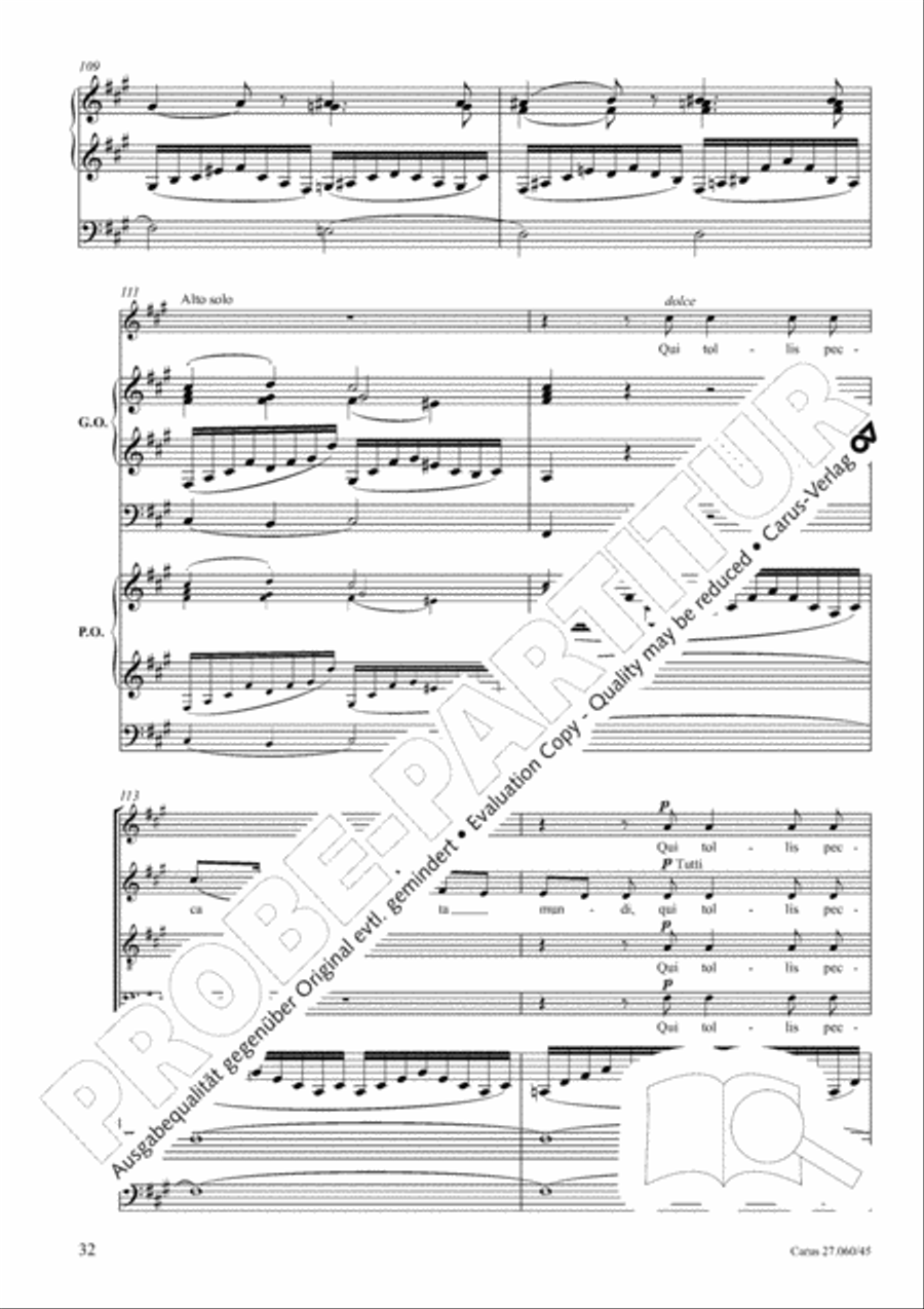 Messe a quatre voix 4-Part scores gallery preview page 33