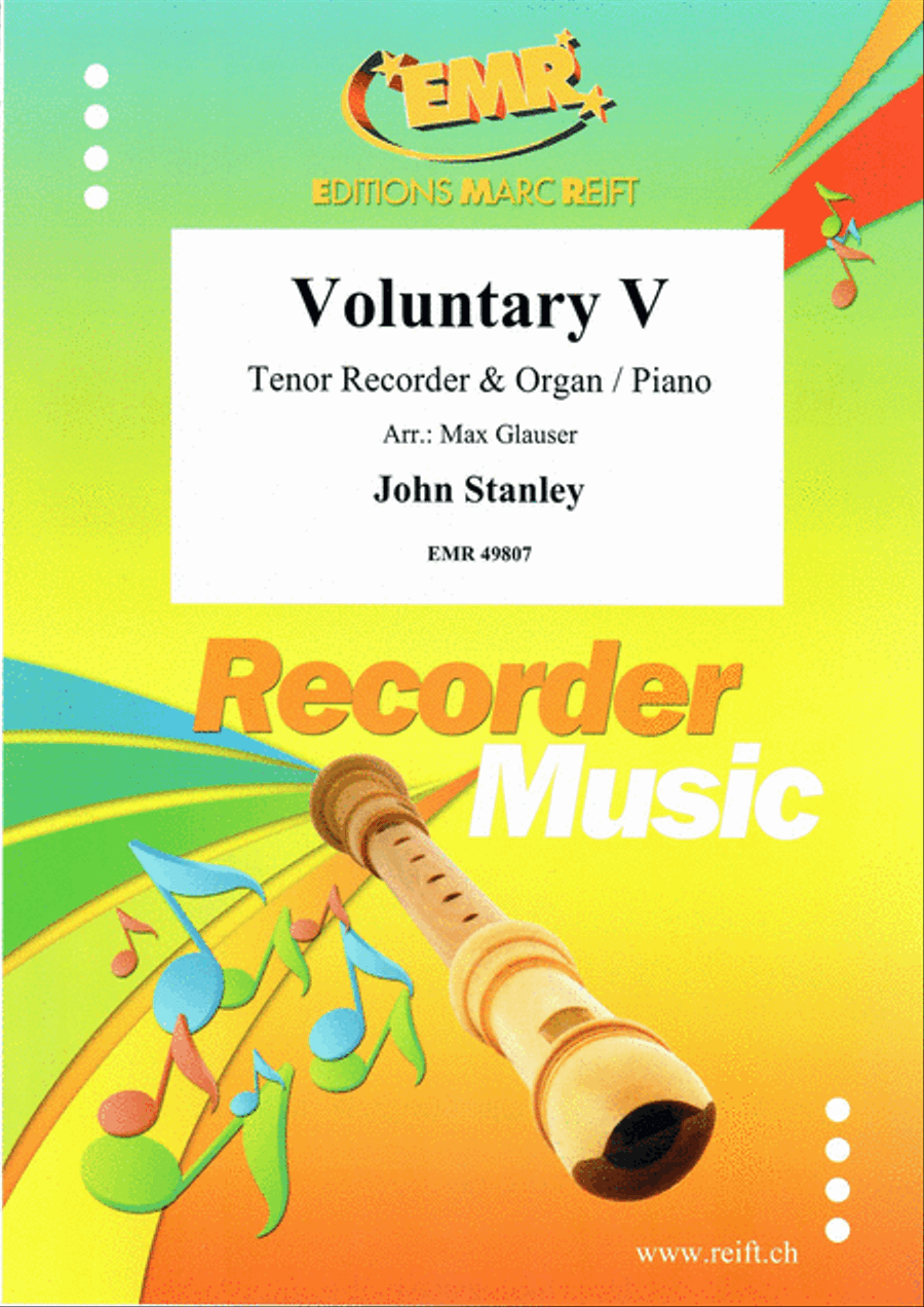 Voluntary V Tenor Recorder scores gallery preview page 1