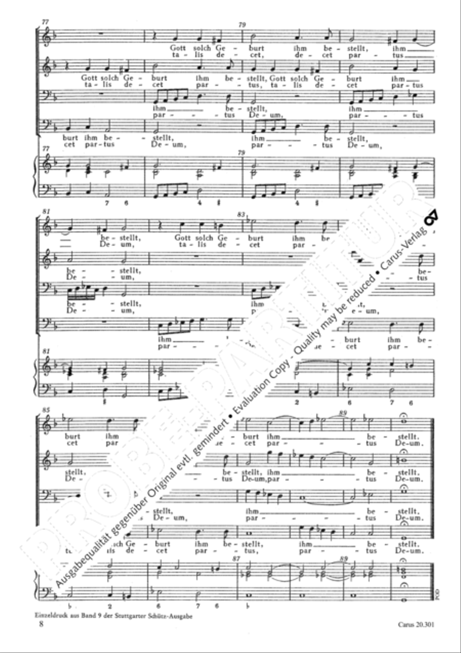 Now come, the nation's Saviour (Nun komm, der Heiden Heiland) Voice scores gallery preview page 9