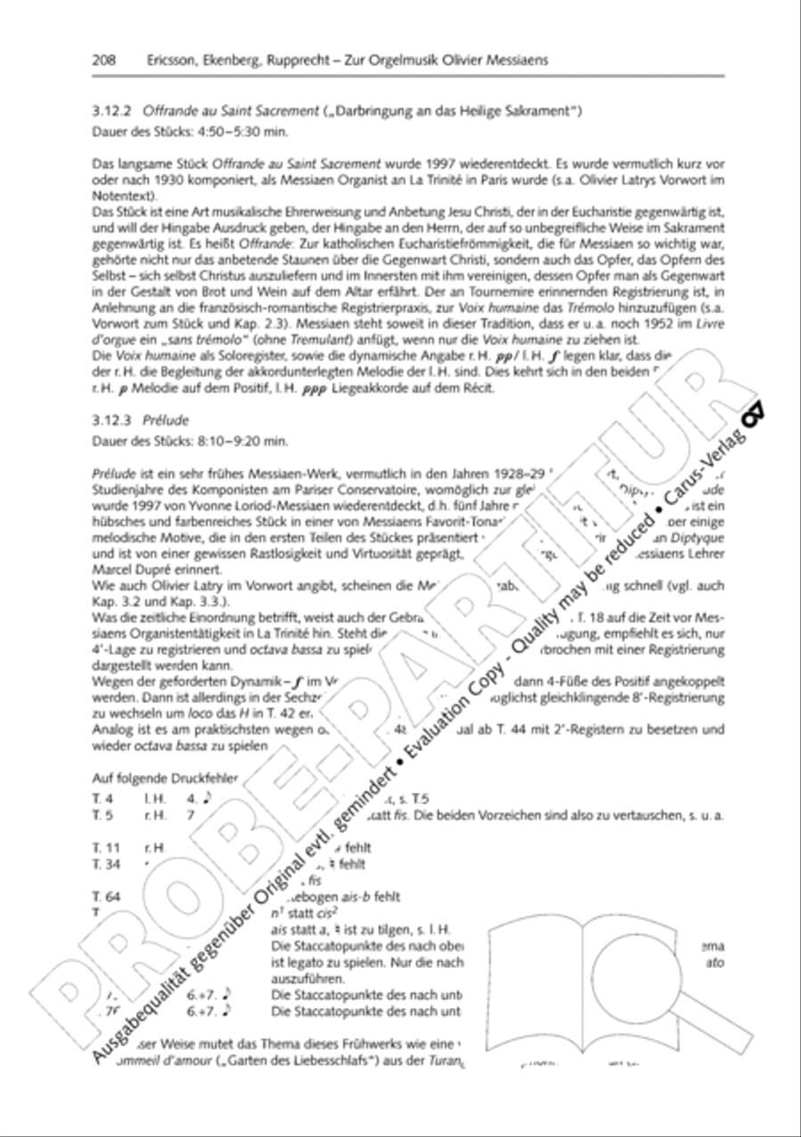 Orgelschule zur historischen Auffuhrungspraxis Organ Solo scores gallery preview page 209