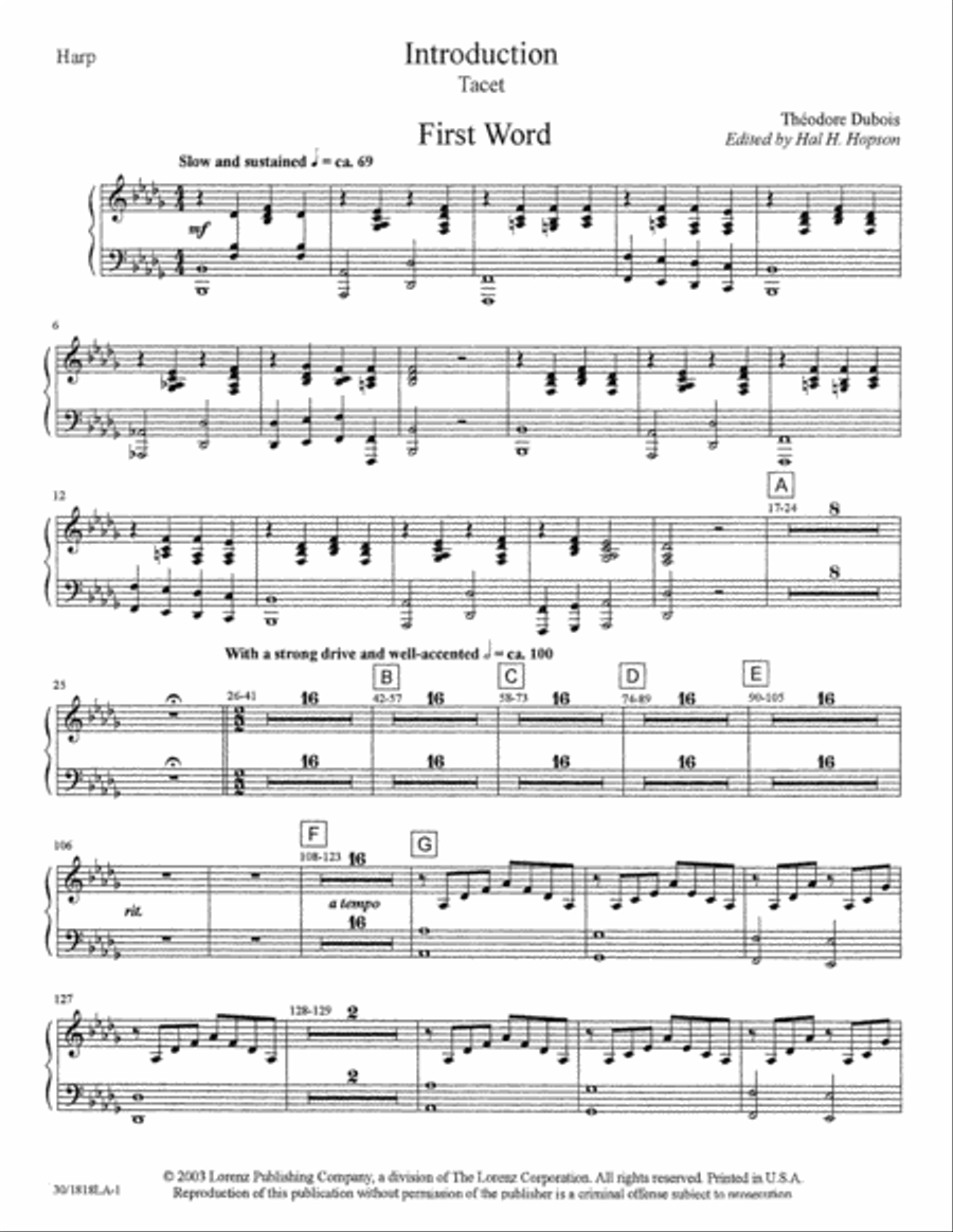 The Seven Last Words of Christ - Harp Choir scores gallery preview page 2