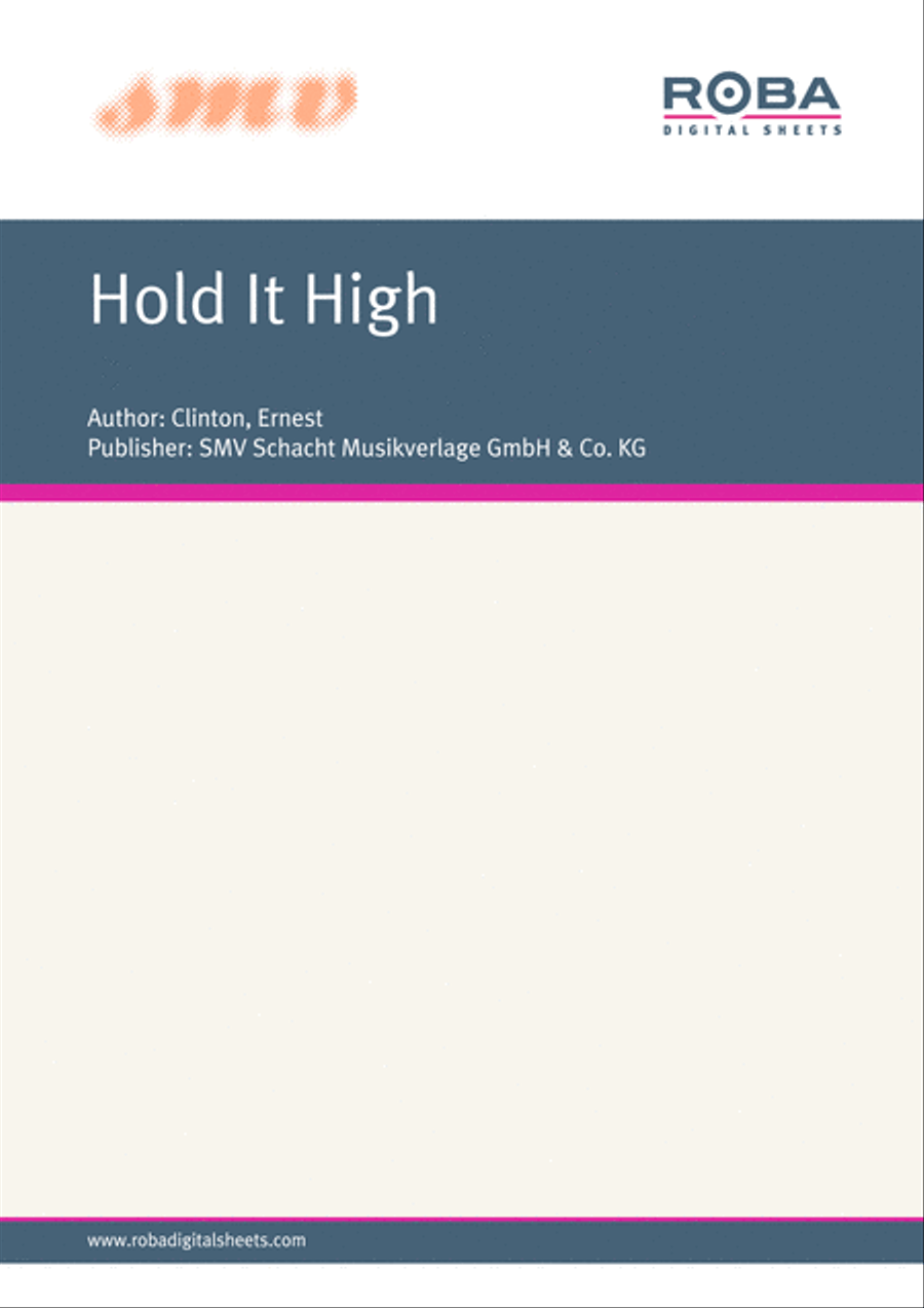 Hold It High Voice scores gallery preview page 1