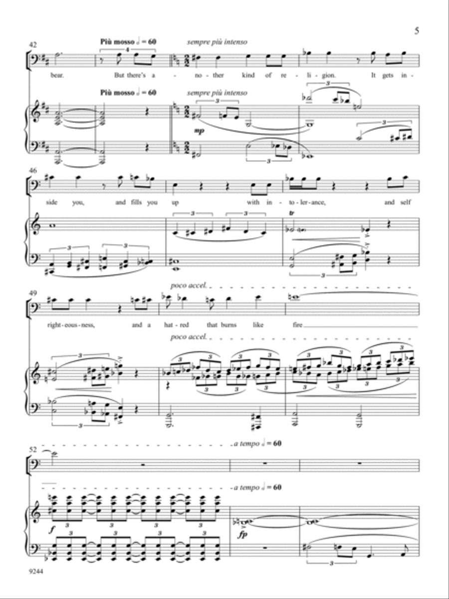 Bass-Baritone Arias Baritone Voice scores gallery preview page 5