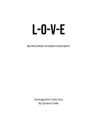 Book cover for L-o-v-e