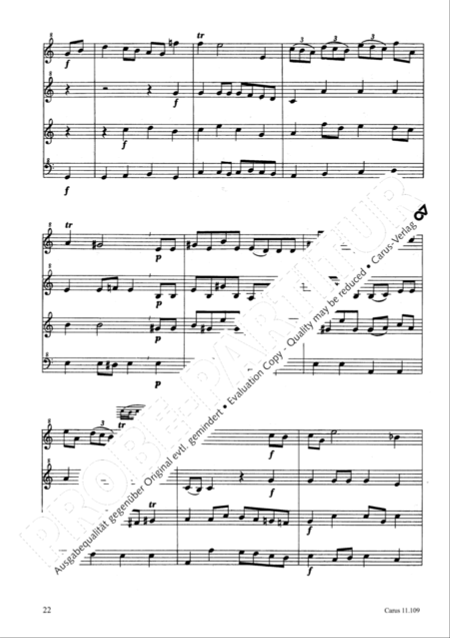 Kleine Suite Recorder scores gallery preview page 25