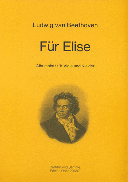 Für Elise -Albumblatt für Viola und Klavier-