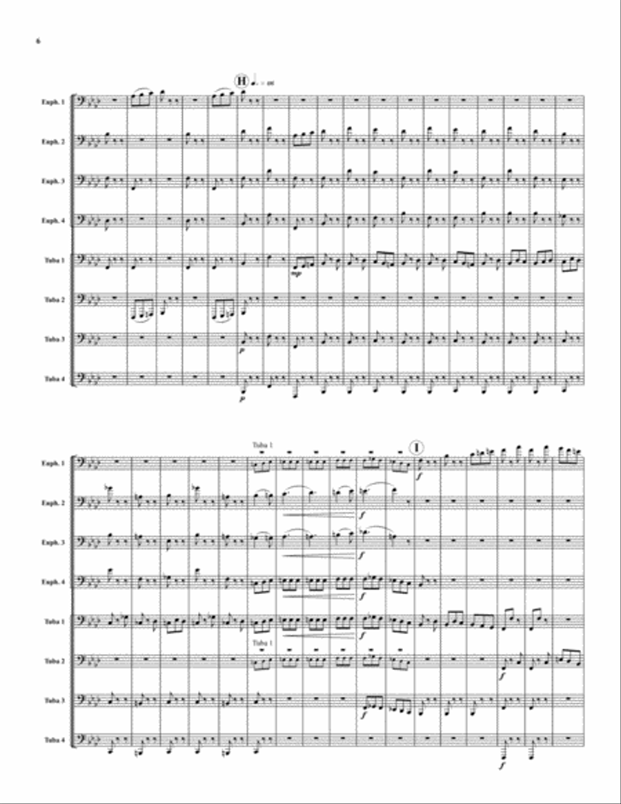 The Sorcerer's Apprecntice Euphonium scores gallery preview page 6
