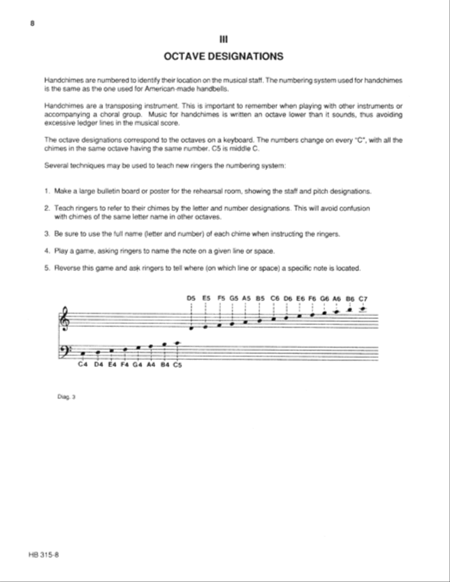 Learning to Ring - Using Handchimes Handchime scores gallery preview page 5