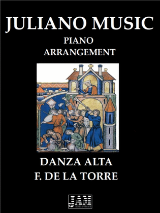 Book cover for DANZA ALTA (EASY PIANO ARRANGEMENT) - F. DE LA TORRE
