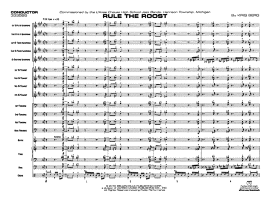 Rule the Roost Jazz Ensemble scores gallery preview page 4