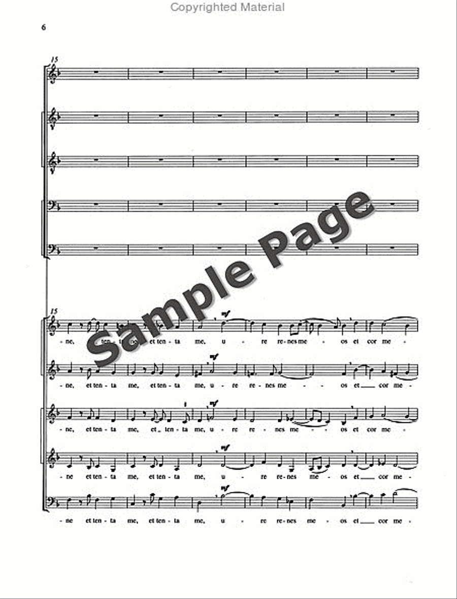 Judica me Mixed Choir scores gallery preview page 7