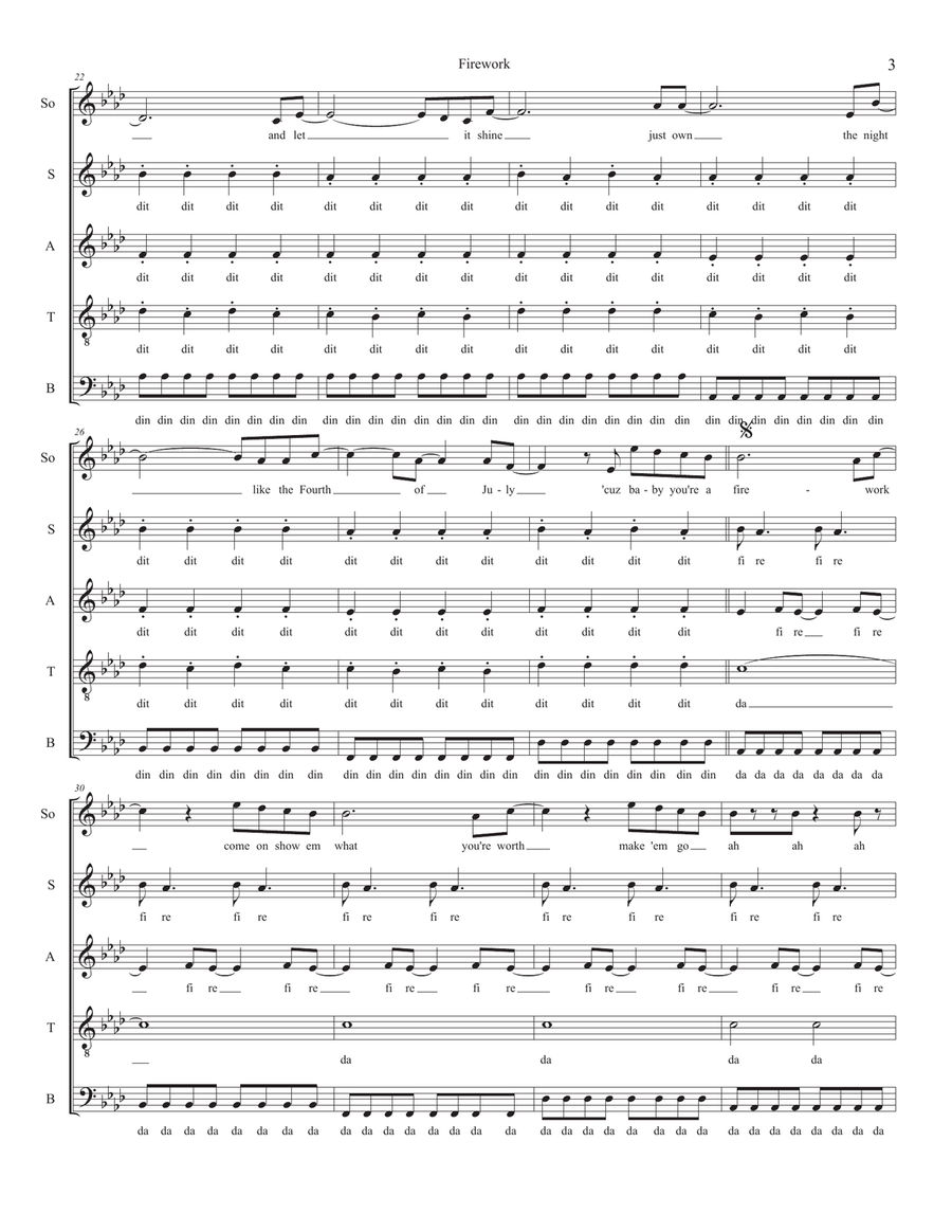 Firework 4-Part scores gallery preview page 3