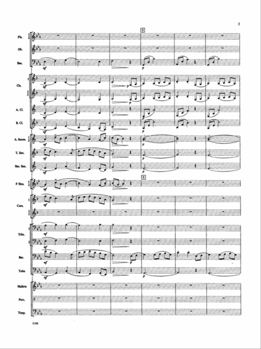 Campbell River Sketches: Score Concert Band scores gallery preview page 3