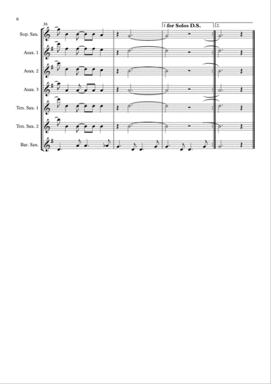 The Girl From Ipanema (Garota De Ipanema) Woodwind Quintet scores gallery preview page 6