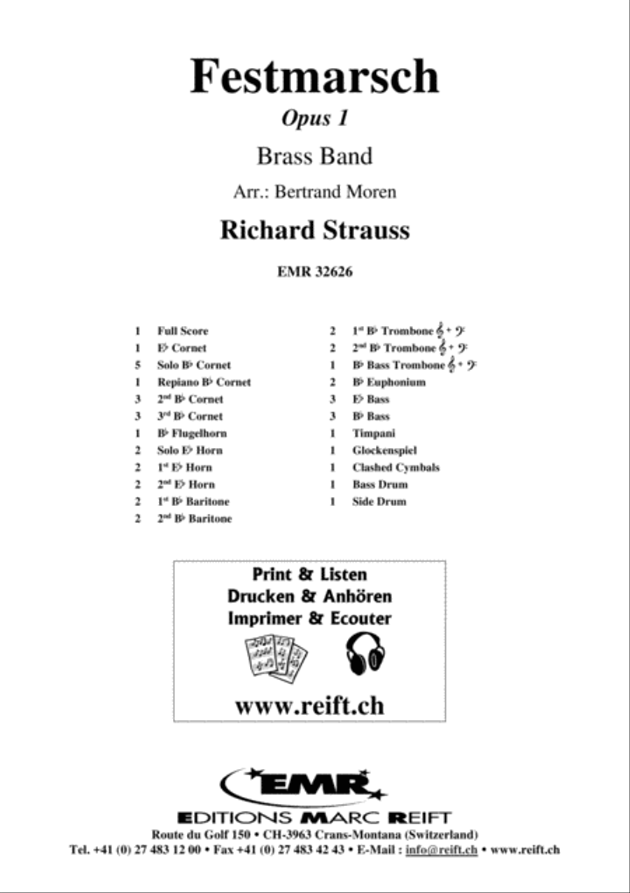 Festmarsch Brass Band scores gallery preview page 2