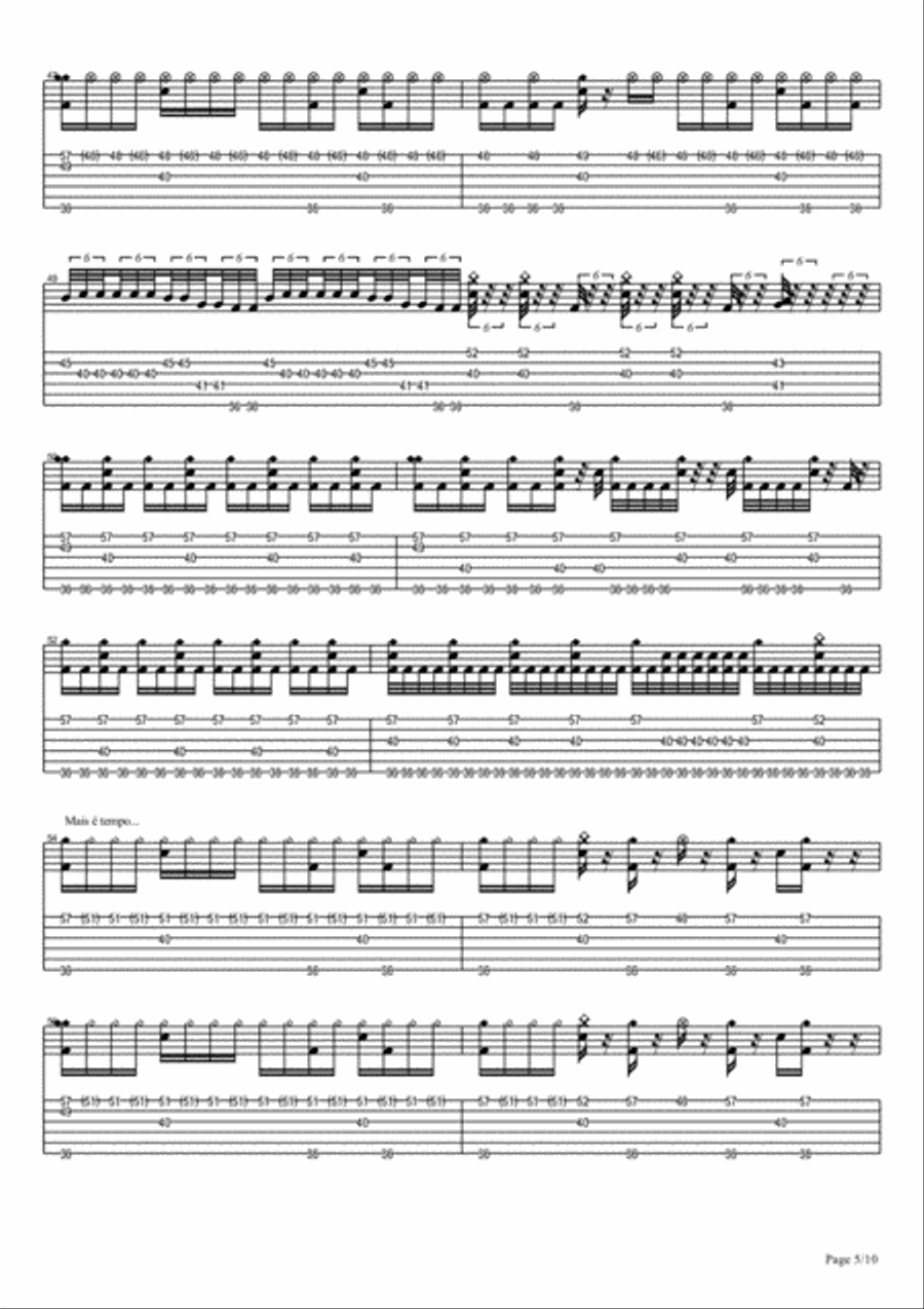 OFICINA G3 - Meus Próprios meios (BATERIA COMPLETA) Small Ensemble scores gallery preview page 5