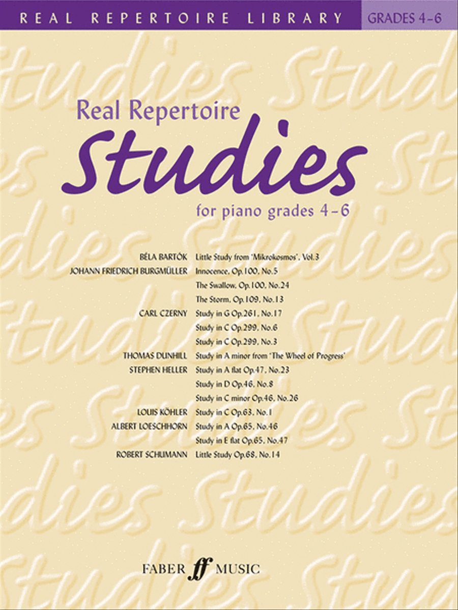 Real Repertoire Studies, Grades 4-6 Piano Method scores gallery preview page 1