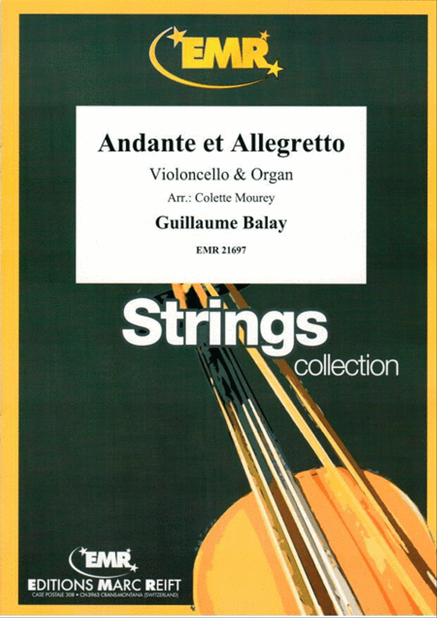 Andante et Allegretto Cello scores gallery preview page 1