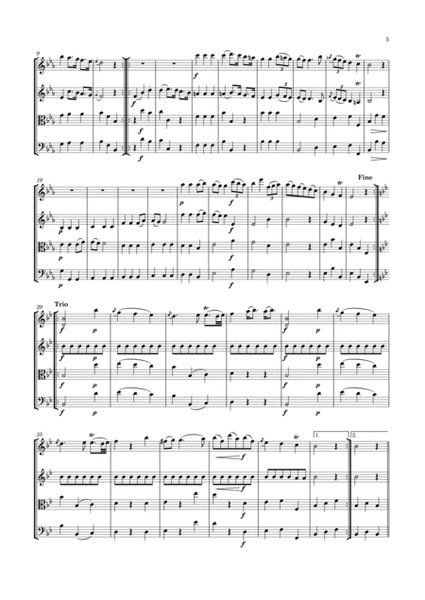 Haydn - String Quartet in E flat major, Hob.III:2 ; Op.1 No.2