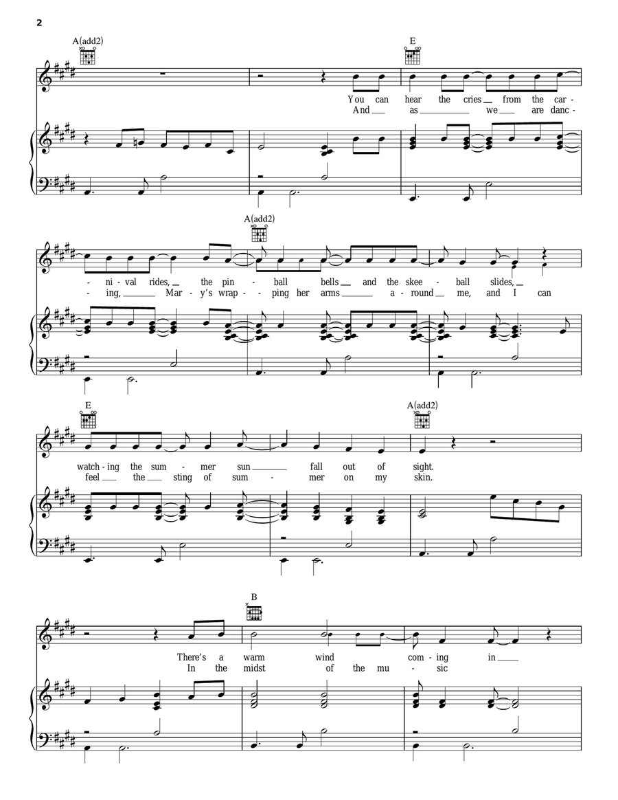 Anything But Mine Acoustic Guitar scores gallery preview page 2
