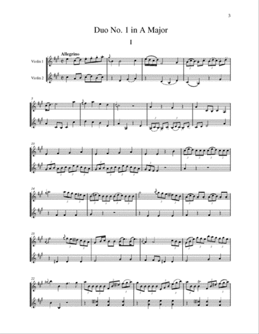 Duos for Two Violins String Duet scores gallery preview page 4