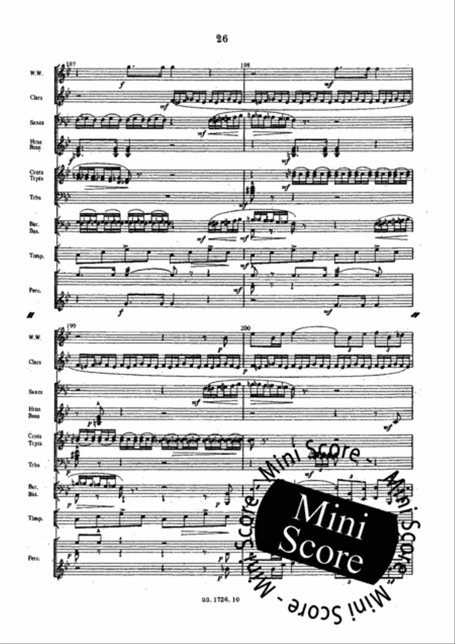 A New Dress for the Emperor Concert Band scores gallery preview page 35
