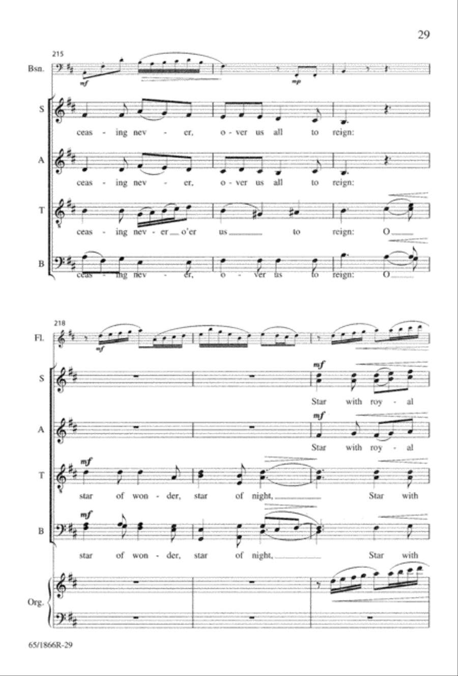 How Sweet the Sound 4-Part scores gallery preview page 31