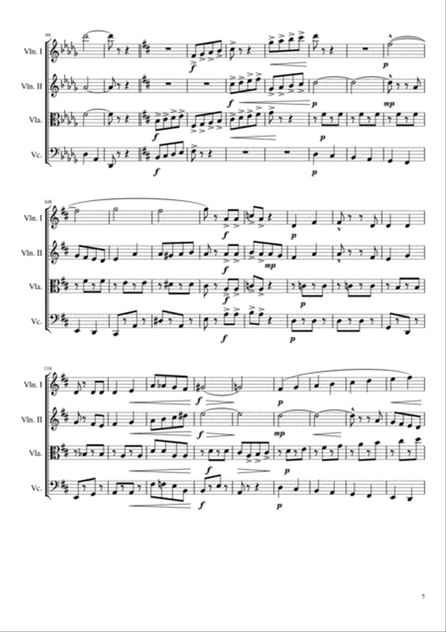 Oklahoma String Quartet scores gallery preview page 5