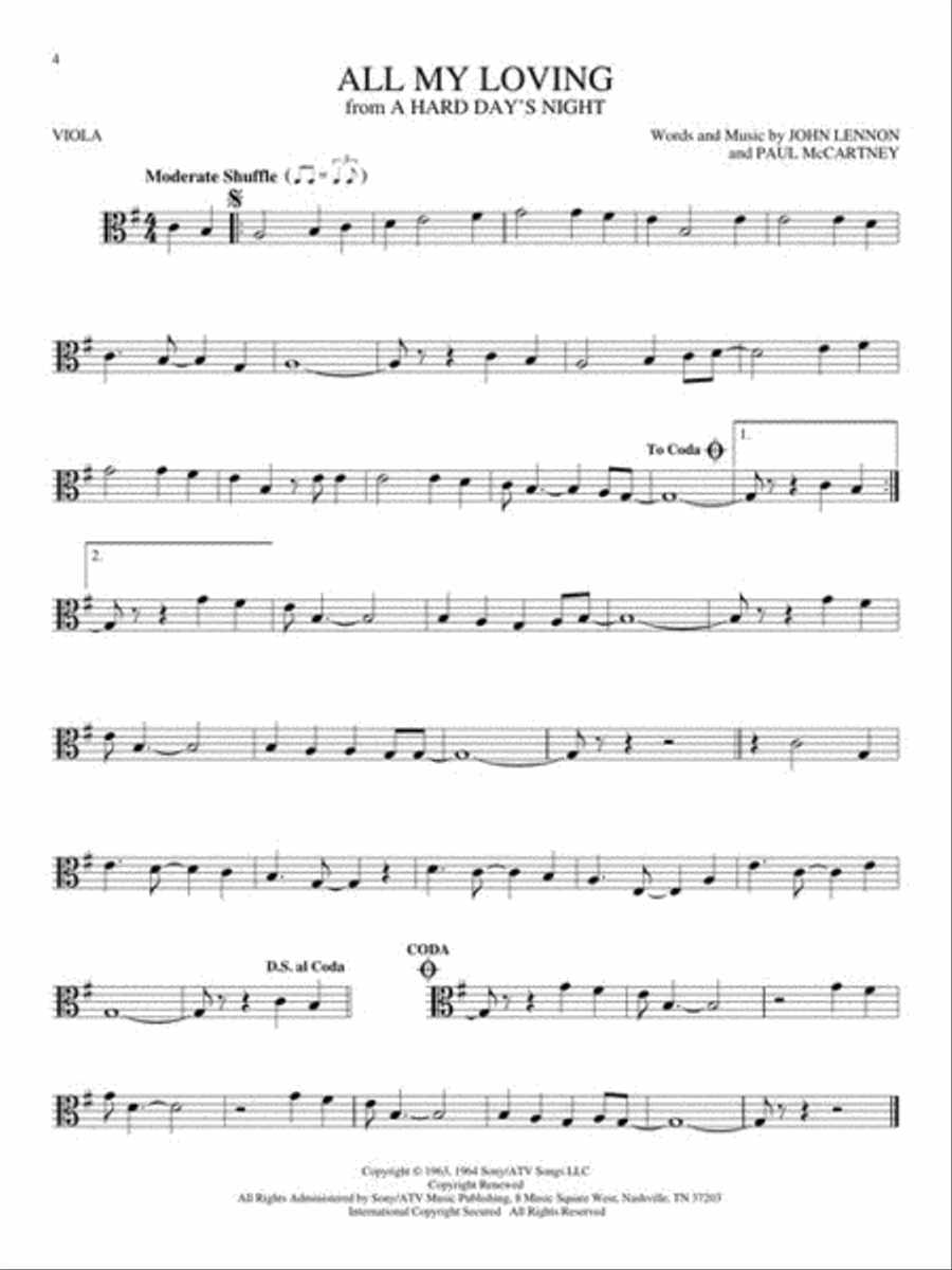 Big Book of Viola Songs Viola Solo scores gallery preview page 5