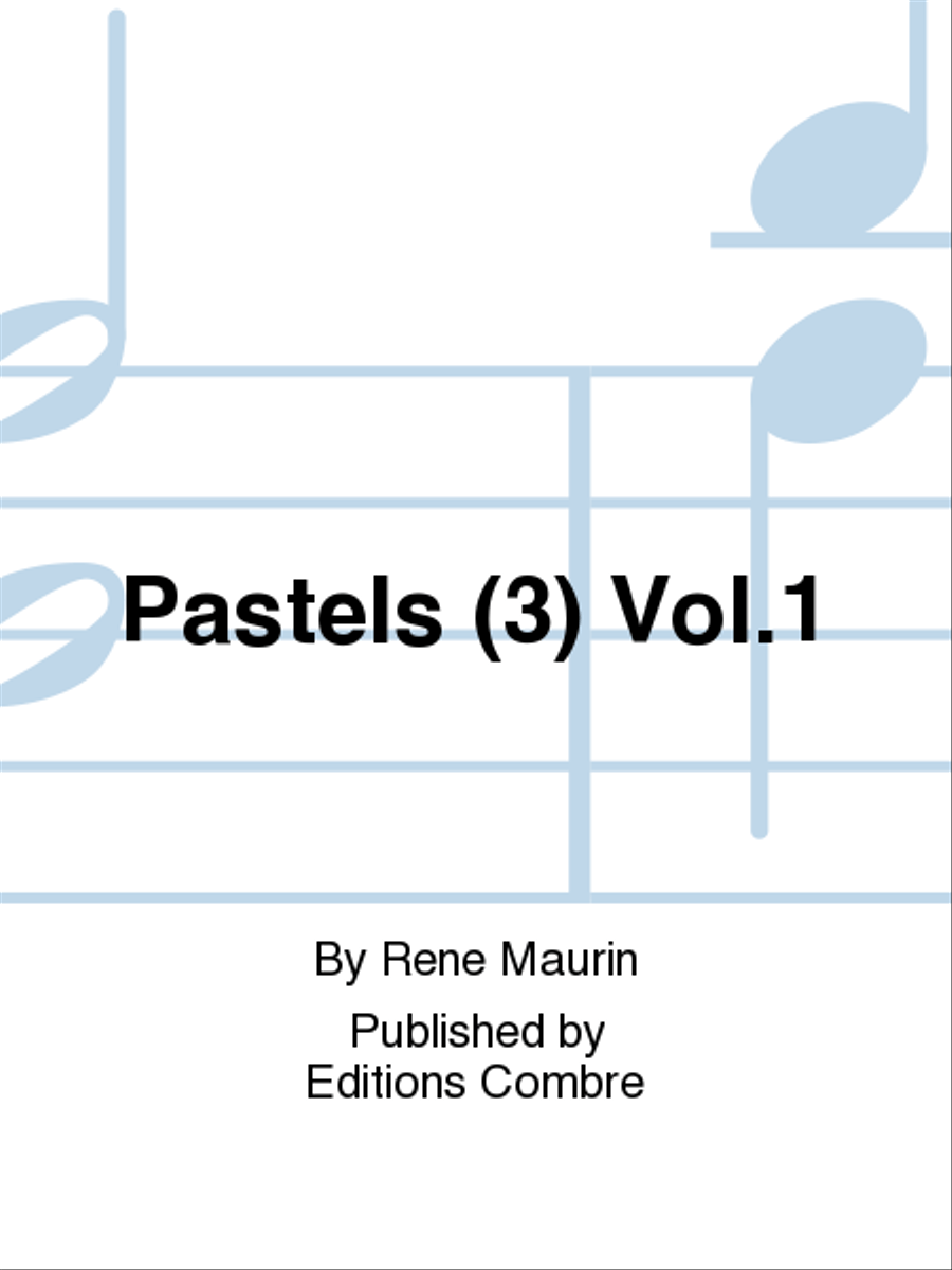 Pastels (3) - Volume 1 Piano Accompaniment scores gallery preview page 1