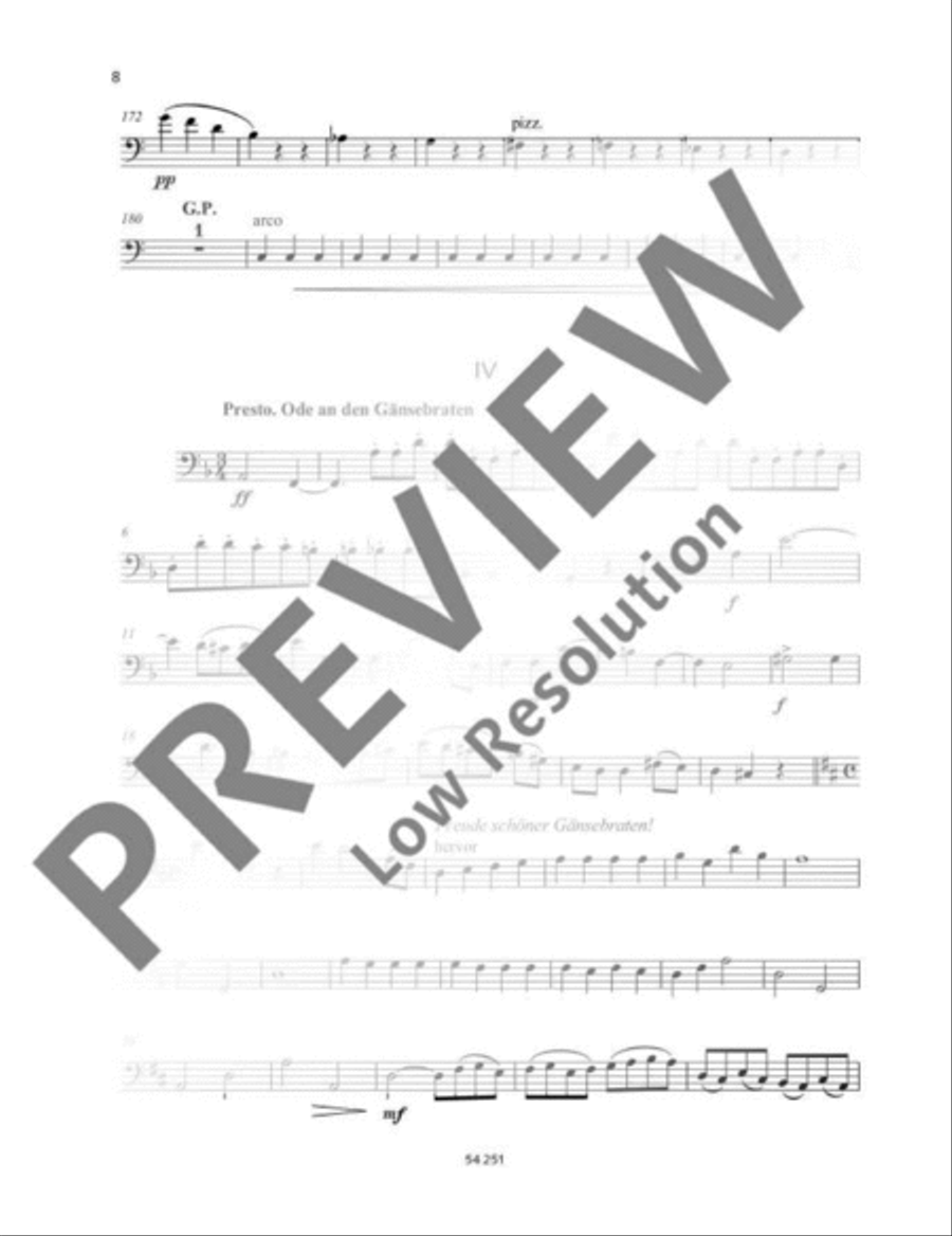 Fox, you've stolen the goose Double Bass scores gallery preview page 9