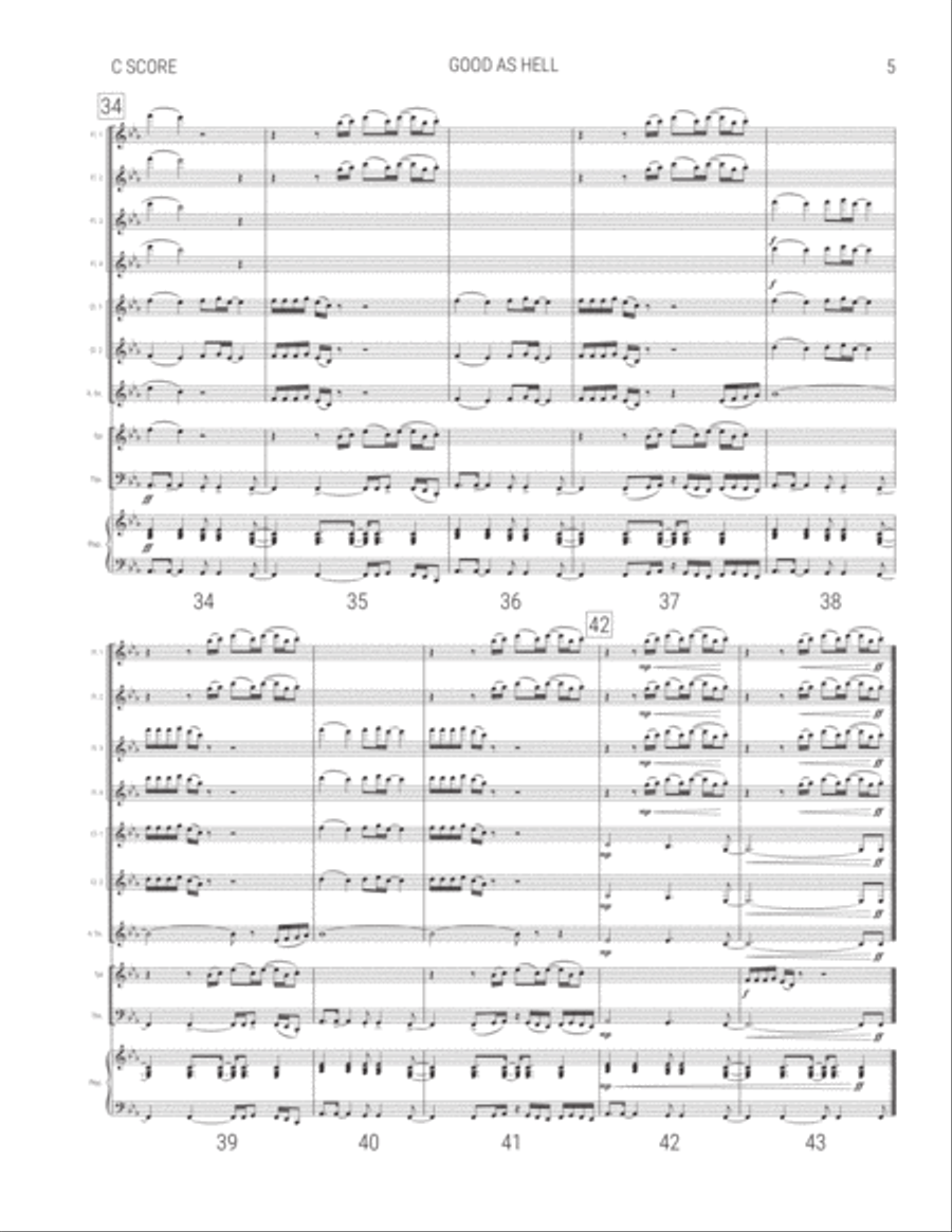 Good As Hell Small Ensemble scores gallery preview page 5