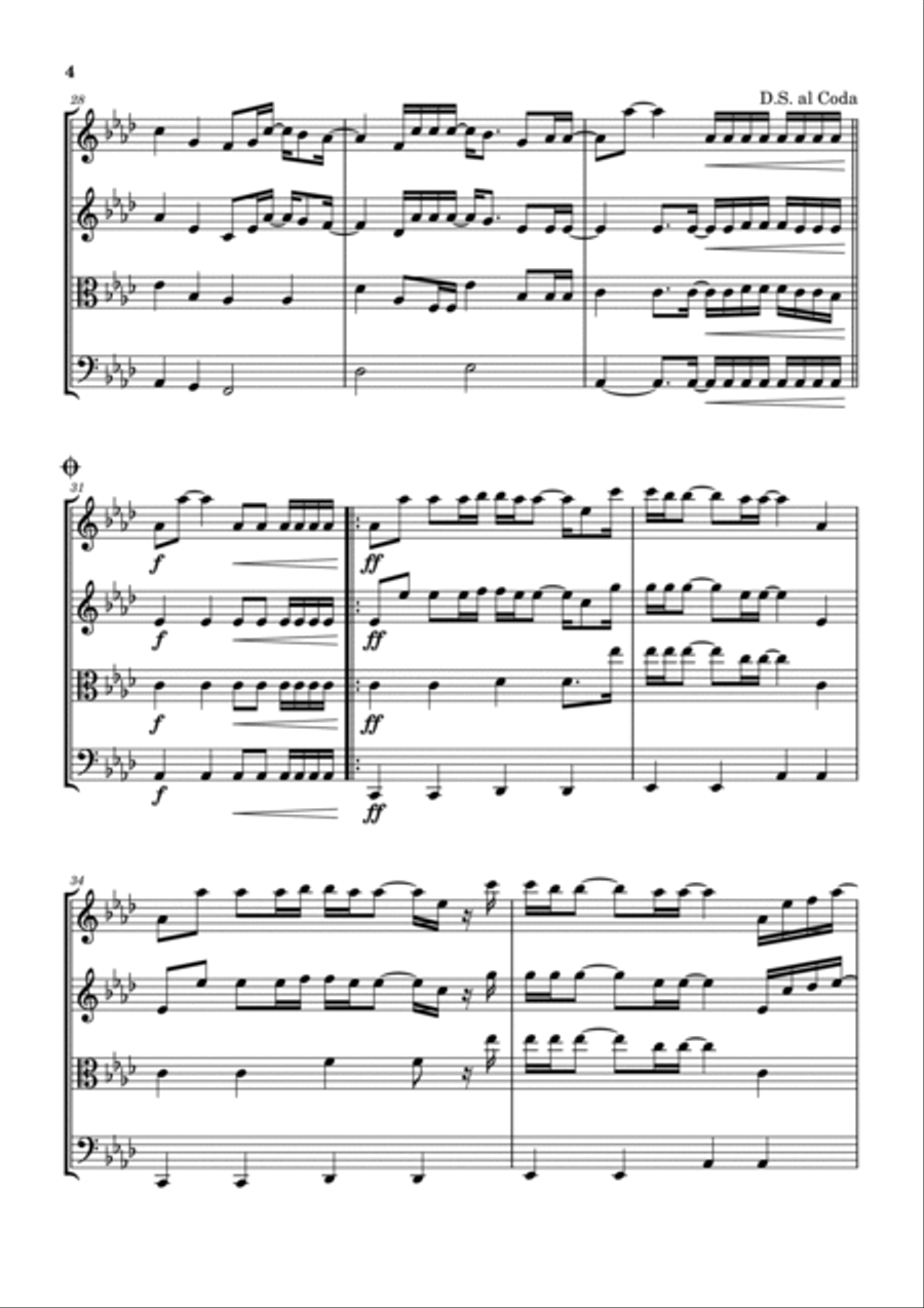 Goodness Of God String Quartet scores gallery preview page 5