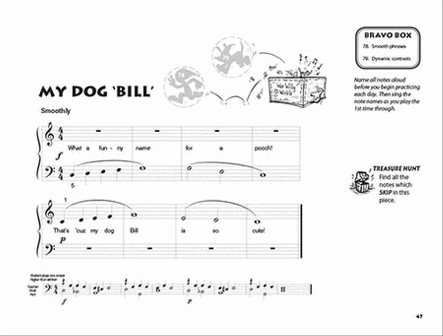 Beanstalk's Basics for Piano Piano Method scores gallery preview page 5