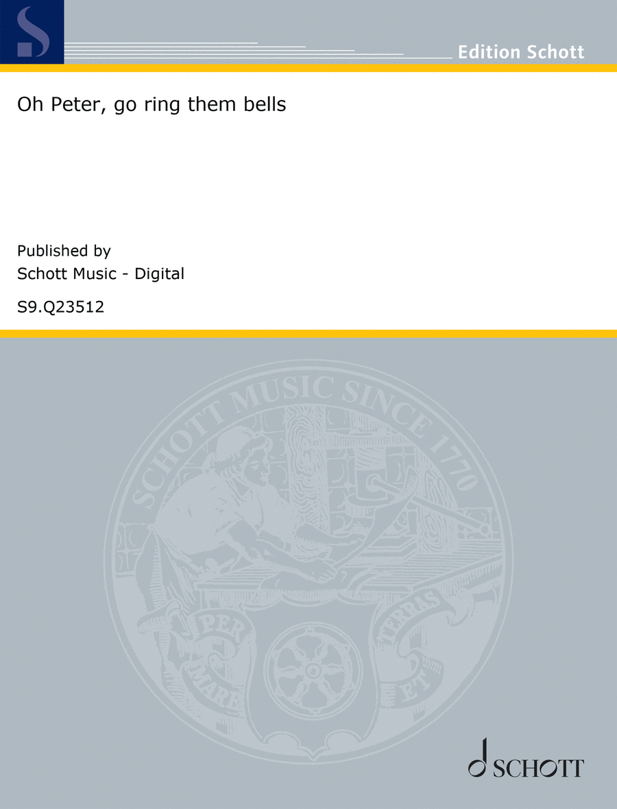 Oh Peter, go ring them bells Voice Solo scores gallery preview page 1