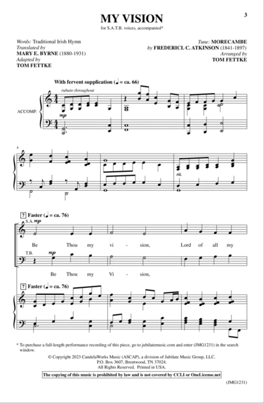 My Vision 4-Part scores gallery preview page 3