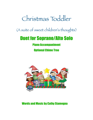 Book cover for Christmas Toddler (Duet for Soprano/Alto Solo, Optional Chime Tree, Piano Accompaniment)