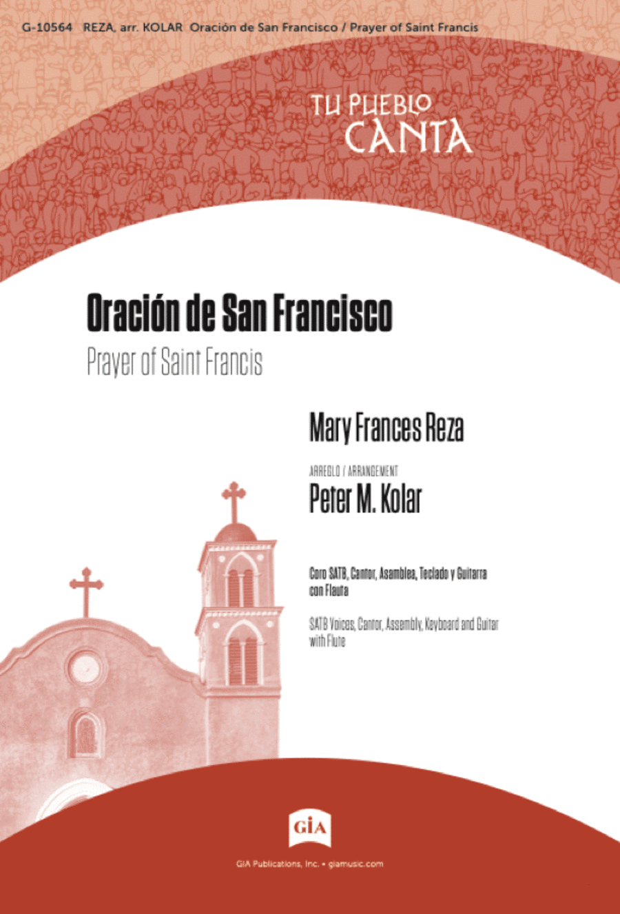 Oración de San Francisco / Prayer of Saint Francis - Instrument edition