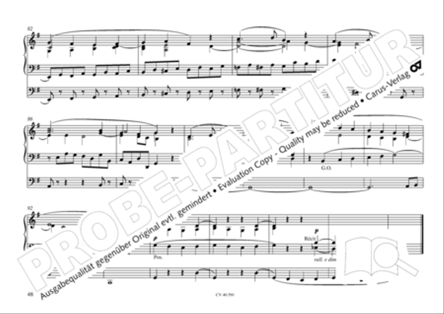 Free Organ Music from the Romantic Period, Vol. III (Freie Orgelmusik der Romantik, Band III) Organ scores gallery preview page 49