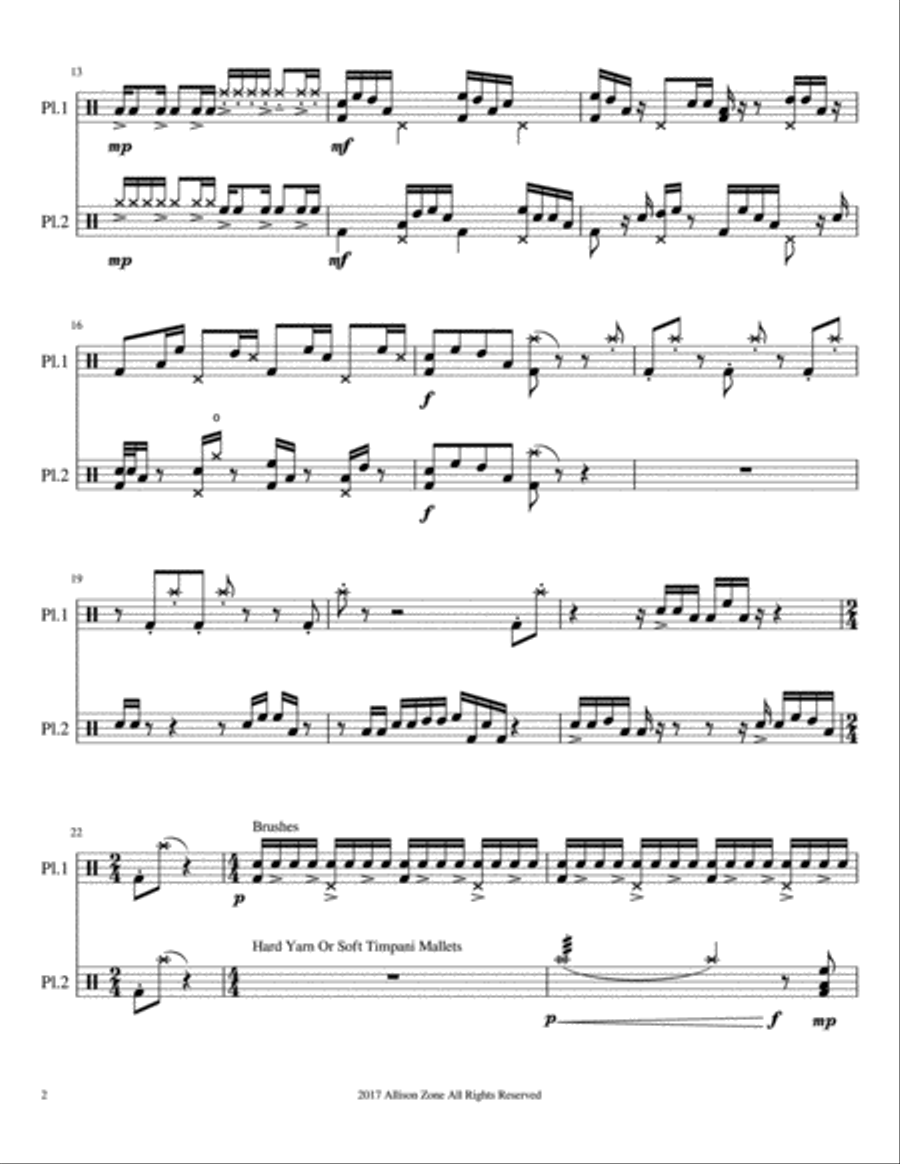 Chiyou Drum Set scores gallery preview page 2