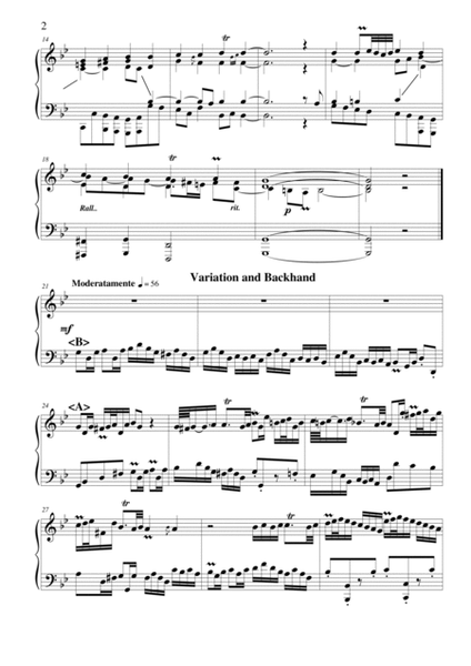 J.S.Bach - Sei gegrusset,Jesu gutig BWV 768 Choral & variations for piano image number null