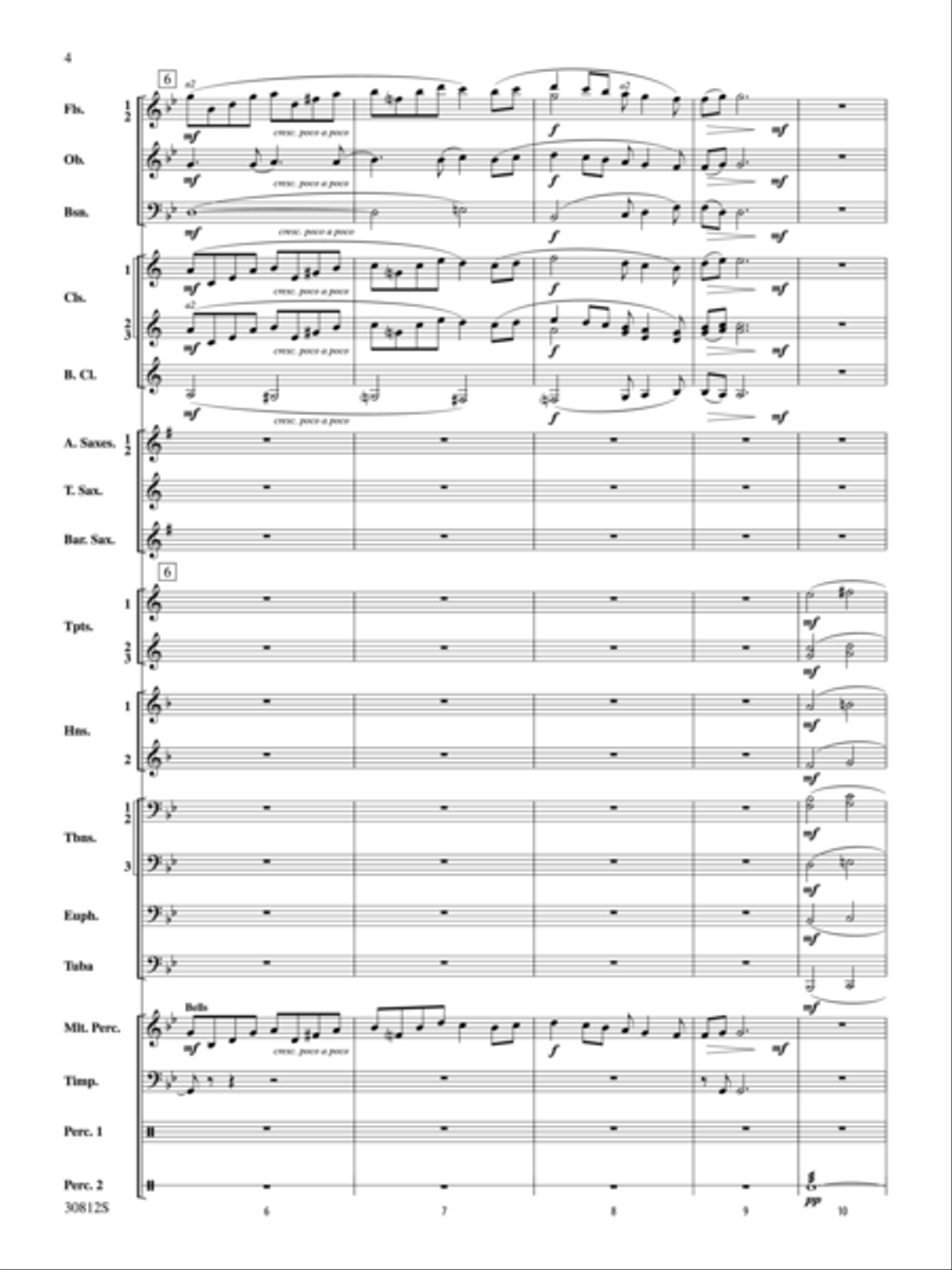 Stairway to Heaven (score only) Concert Band scores gallery preview page 3